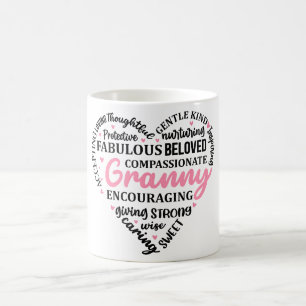 Inspirerend Moederdag Heart/Granny Koffiemok