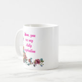 Inspirerend Moederdag Mok mama, mijn inspiratie (Voorkant links)