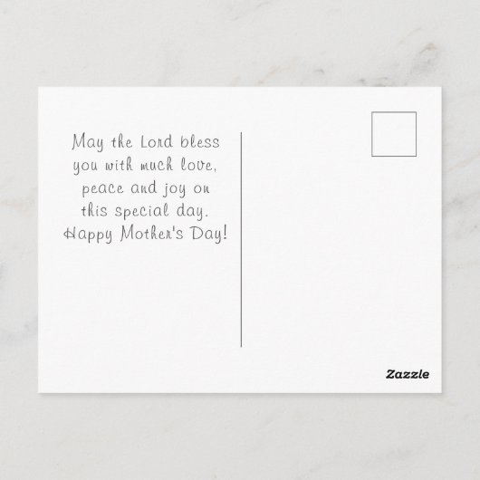 Inspirerend Moederdag Ventilator Bijbel Briefkaart (Achterkant)