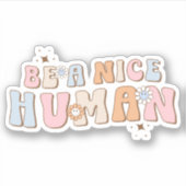 Inspirerend moet een mooi mens zijn, goede Gezegde Sticker (Voorkant)