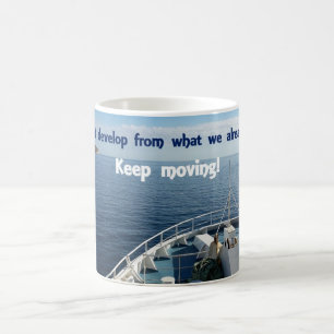 Inspirerend Mok - Blijf bewegen!