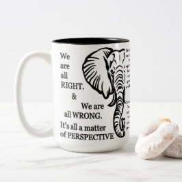 Inspirerend Mok - De blinde Mannen en de olifant