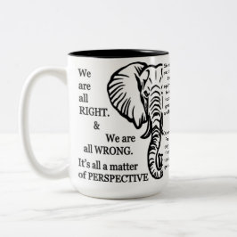 Inspirerend Mok - De blinde Mannen en de olifant