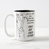 Inspirerend Mok - Mijn handen (Links)