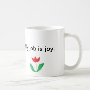 Inspirerend mok - plezier met bloem