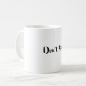 Inspirerend? Mok. "Suck niet" sardonische mok. Koffiemok (Voorkant links)