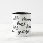 Inspirerend Mok van typografie (Midden)