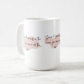 inspirerend Mok voor zelfliefde en positiviteit (Voorkant links)