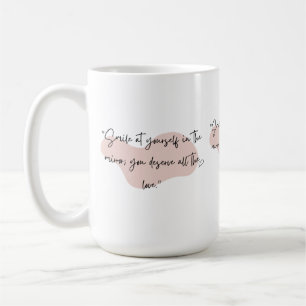 inspirerend Mok voor zelfliefde en positiviteit