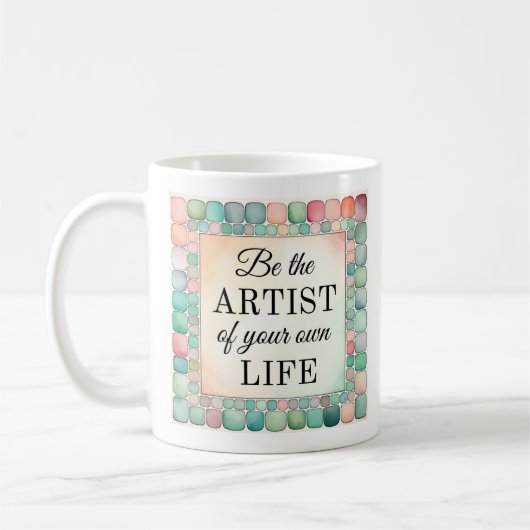 Inspirerend Mok | Wees de kunstenaar (Links)