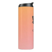 Inspirerend Monarch Butterfly Persoonlijk Sinaasap Thermosbeker (Gedraaid links)