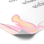 Inspirerend, mooie Waterverf Poster (Hoek)