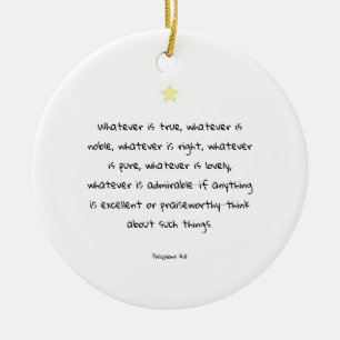 Inspirerend Motivatie Bijbelprijsopgave voor scrip Keramisch Ornament