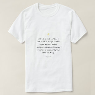 Inspirerend Motivatie Bijbelprijsopgave voor scrip T-shirt