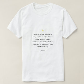 Inspirerend Motivatie Bijbelprijsopgave voor scrip T-shirt