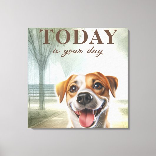 Inspirerend motivatie canvas afdruk (Voorkant)