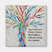 Inspirerend Motivatie Citaat Magneet (Voorkant)