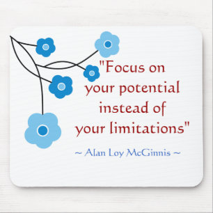 Inspirerend Motivatie Citaat Mousepad Muismat