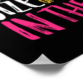 Inspirerend motivatie citaat sterk vrouwelijk meis poster (Hoek)