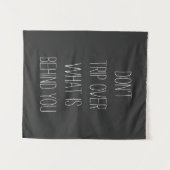 Inspirerend Motivatie Citaat Zwart-wit Wandkleed (Voorkant (horizontaal))