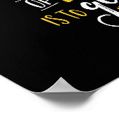 Inspirerend motivatie geeft de betekenis van het l poster (Hoek)