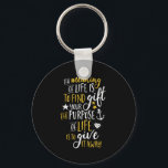 Inspirerend motivatie geeft de betekenis van het l sleutelhanger<br><div class="desc">Inspirerend motivatie citaat om je te inspireren en anderen om je heen te motiveren. Prachtig gezegde over aardig zijn voor anderen, de daad van geven, filantropie, vrijwilligerswerk en hulp aan mensen in nood. De betekenis van het leven is om je cadeau te vinden. Het doel van het leven is het...</div>