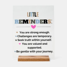 Inspirerend Motivatie geschenken Kleine herinnerin