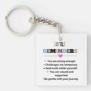 Inspirerend Motivatie geschenken Kleine herinnerin Sleutelhanger