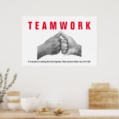 Inspirerend Motivatie handgrepen van het Citaat Poster (Keuken)