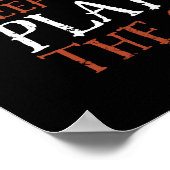 Inspirerend Motivatie-honkbal-sportcitaat Poster (Hoek)