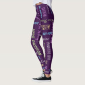 Inspirerend Motivatie KIES UW KLEUR Yoga Leggings (Links)