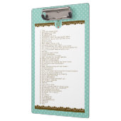 Inspirerend motivatie klembord (Links)