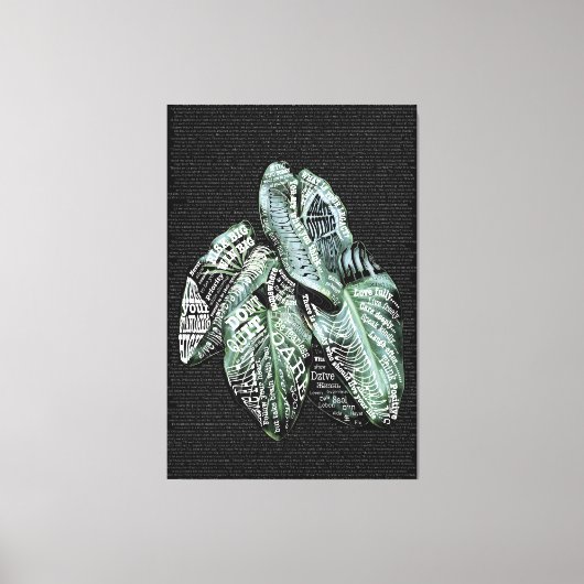 Inspirerend Motivatie LIFE citaten Canvas Afdruk (Voorkant)