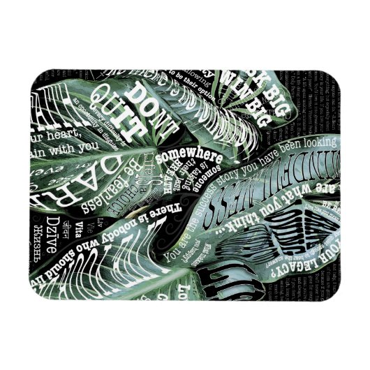 Inspirerend Motivatie LIFE citaten Magneet (Horizontaal)