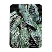 Inspirerend Motivatie LIFE citaten Magneet (Verticaal)