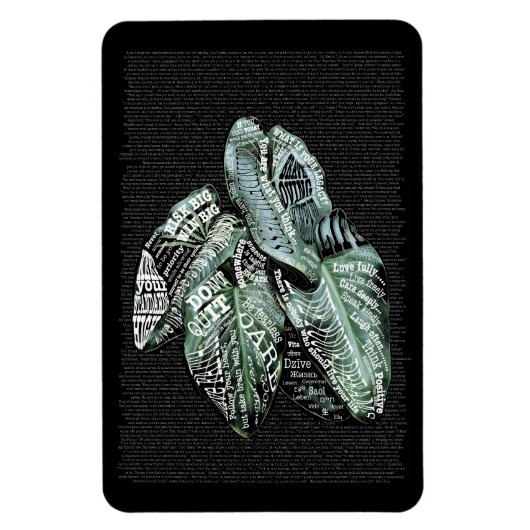 Inspirerend Motivatie LIFE citaten Magneet (Verticaal)