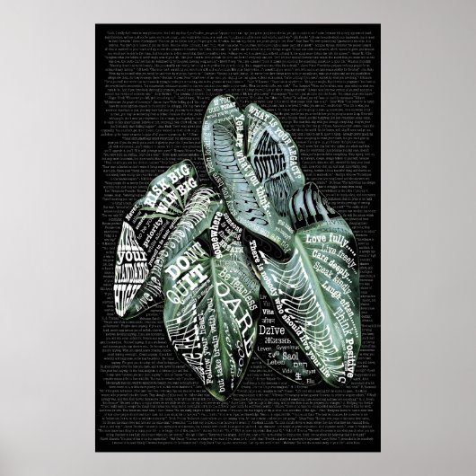 Inspirerend Motivatie LIFE citaten Poster (Voorkant)