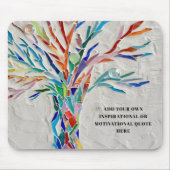 Inspirerend Motivatie Muismat van de Boom van de C (Voorkant)