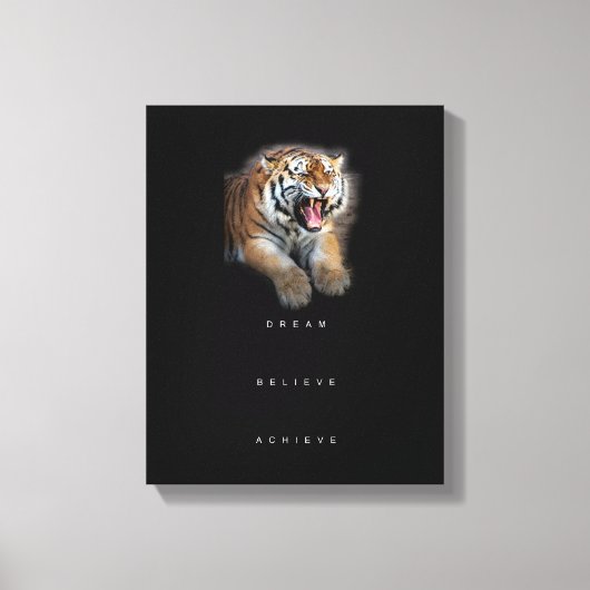 Inspirerend Motivatie offerte succes elegant Canvas Afdruk (Voorkant)