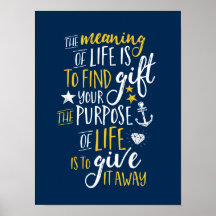 Inspirerend Motivatie Poster levensaanbiedingen