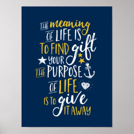 Inspirerend Motivatie Poster levensaanbiedingen