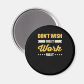 Inspirerend Motivatie prijsopgave voor succes Magneet (Voorkant / Achterkant)