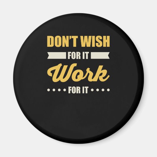 Inspirerend Motivatie prijsopgave voor succes Magneet (Voorkant)