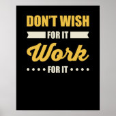 Inspirerend Motivatie prijsopgave voor succes Poster (Voorkant)