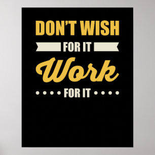 Inspirerend Motivatie prijsopgave voor succes Poster