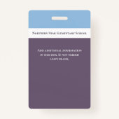 Inspirerend Motivatie Schoolleraar ID Foto Badge (Achterkant)