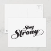 Inspirerend Motivatie Sterke quote Briefkaart (Voorkant / Achterkant)