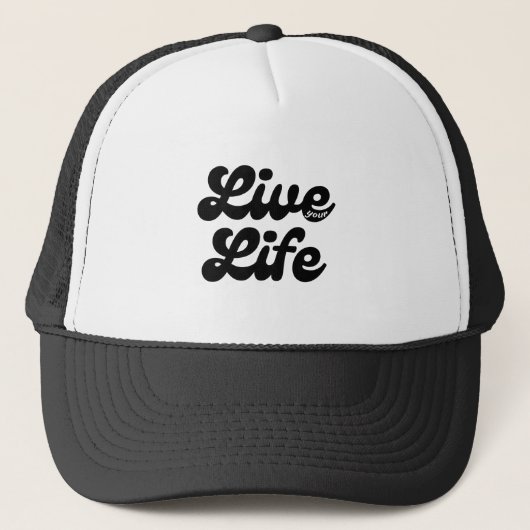 inspirerend motivatie Trucker Hat Design Pet (Voorkant)