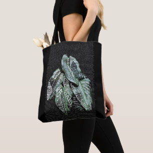 Inspirerend Motivatie tweetalige LIFE citaten Tote Bag