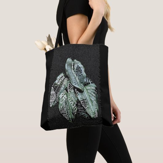 Inspirerend Motivatie tweetalige LIFE citaten Tote Bag (Dichtbij)